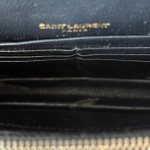 Saint Laurent Monogram Envelope Bag in Quilted Grained Leather